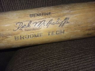 Dick McAuliffe detroit tigers professional model Baseball Bat 1960s 3