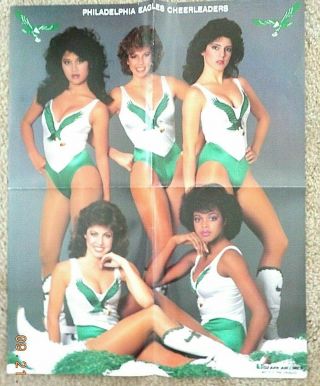 1980s Philadelphia Eagles Cheerleaders Poster 16 " X 20 " (in Size)