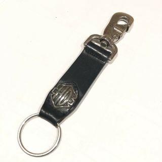 Harley Davidson Motorcycles Keychain Hd Leather Fob Metal Swivel Clasp Key Ring