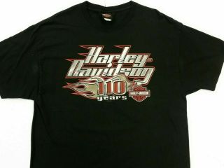 Harley Davidson T - Shirt (mens Xl) (110th Anniversary)