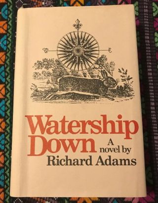 True First Edition 1st Printing Watership Down Richard Adams Hb Dj 1972 Ex