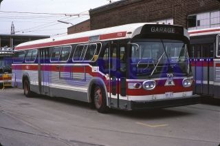 Toronto Bus Slide: Ttc 7573 Gm Look (1988)