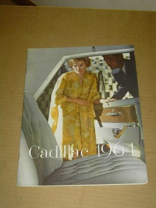 1964 Cadillac Brochure 20 Pages Sixty Two De Ville Fleetwood