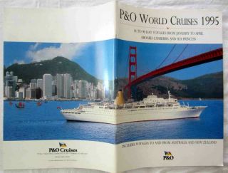 P&o 1995 World Cruises Canberra And Sea Princess (ex Kungsholm) - Uk Brochure