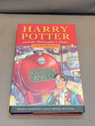 1st Edition,  24th Print U.  K.  Hardcover Harry Potter And The Philosopher 