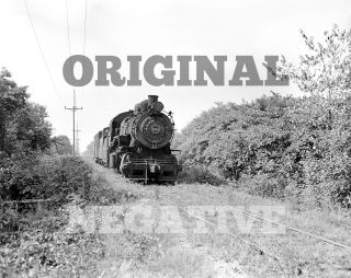 Orig 1958 Negative - Union Transportation Co 0 - 6 - 0 Pennsylvania Railroad Prr Pa
