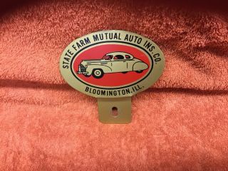 Vintage State Farm Mutual Auto Ins.  Co.  License Plate Topper