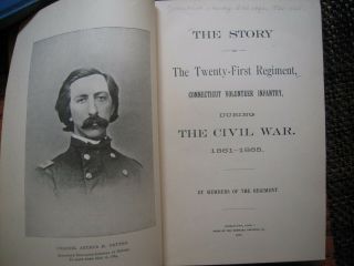 Story Of The 21st Regiment,  Connecticut Volunteers - 1st Edition