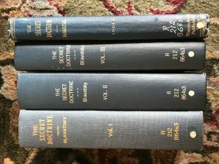 Complete Set Of The Secret Doctrine By H.  P.  Blavatsky 3rd Edition - Theosophy