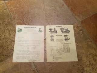 2 - 1924 Evinrude Detachable Boat & Canoe Motor Co Letter And Order Blank,  Photos