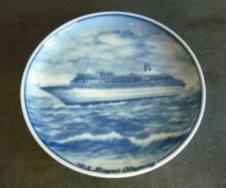 Vintage Royal Cruise Line M.  S Royal Odyssey Plate Dish