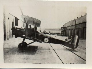 63471.  Vintage Wwi Airplane Photo 1917 Great Britain Rfc Royal Aircraft Se - 5