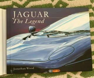 Jaguar The Legend By Jonathan Wood W/dust Cover,  Bonus Items