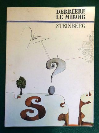 Steinberg - Derriere Le Miroir 157 - 1966 - 5 Color Lithograps - Vg Cond.