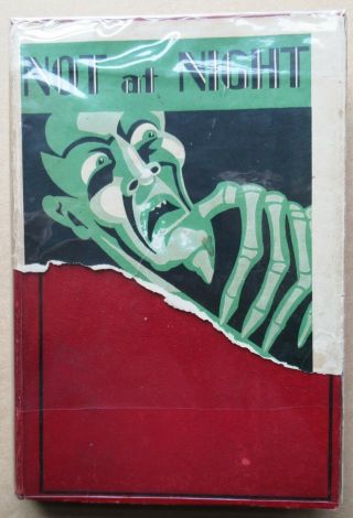 Christine Thomson - Not At Night - Rare 1925 Uk Hb Dj - Horror / Ghost Stories
