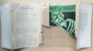 Christine Thomson - Not at Night - rare 1925 UK HB DJ - Horror / Ghost stories 2