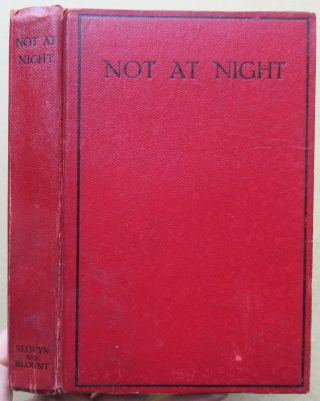 Christine Thomson - Not at Night - rare 1925 UK HB DJ - Horror / Ghost stories 3