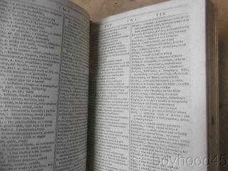 Johnson ' s Dictionary of the English Language,  In Miniature - - 1808 - - Leather 3