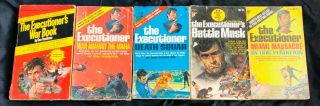 The Exectuioner Mack Bolan Don Pendleton 1 - 50 All 1st Editions,  Rare War Book
