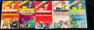 THE EXECTUIONER MACK BOLAN DON PENDLETON 1 - 50 ALL 1ST EDITIONS,  RARE WAR BOOK 2