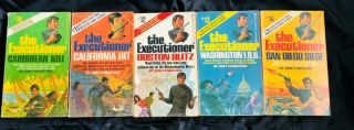 THE EXECTUIONER MACK BOLAN DON PENDLETON 1 - 50 ALL 1ST EDITIONS,  RARE WAR BOOK 3
