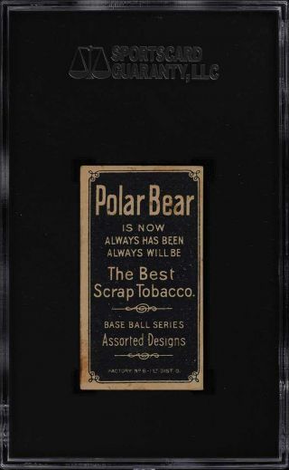 1909 - 11 T206 Ty Cobb RED PORTRAIT,  POLAR BEAR SGC Auth (PWCC) 2