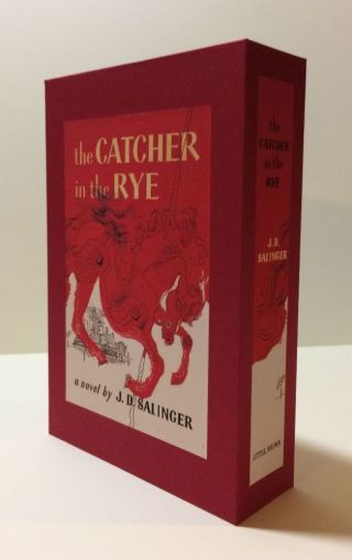 Custom Slipcase J.  D.  Salinger - Catcher In The Rye - 1st / 1st