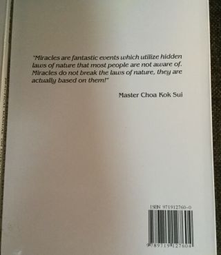 Set of 2 Books:Miracles Through Pranic Healing,  Advanced  Master Choa Kok Sui 2