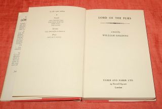 William Golding Lord of the Flies 1965 Hardback Book - UK postage 2
