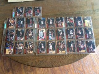 1998 - 99 Upper Deck Basketball Mj23 Bronze Quantum Die - Cut Michael Jordan 30c Set