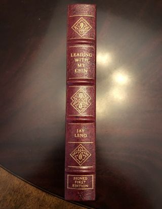 Easton Press Signed Limited Edition,  Leading With My Chin,  Jay Leno