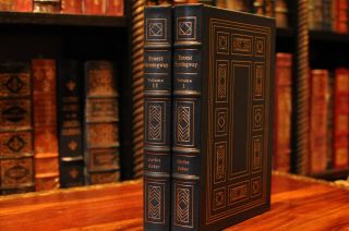 Easton Press Ernest Hemingway By Carlos Baker 2 Vol Set The Library Of Great Liv
