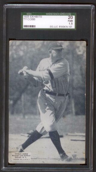 1925 Exhibits Ty Cobb Sgc 20