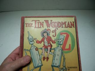 THE TIN WOODMAN OF OZ BOOK BY L.  FRANK BAUM - 1918 1ST ED.  W/ 10 COLOR PLATES 3