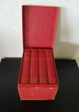 1934 R.  E.  Lee Biography By Douglas S.  Freeman 4 - Volume Set In Case Scribner & Sons
