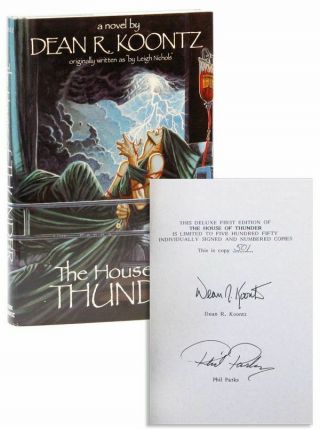 Dean Koontz - The House Of Thunder (1988) - 1st Hardcover Ed,  Signed,  1/550 Copies