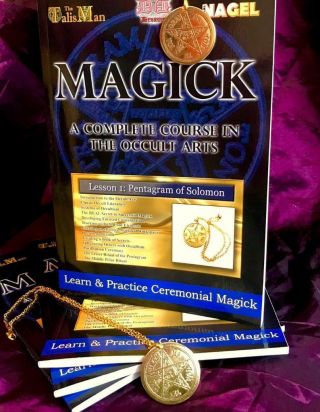 Magick: A Complete Course In Occultism Vol.  1 With Talisman Carl Nagel Spells