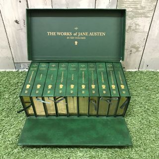 The Of Jane Austen In 10 Volumes Gilded Book Box Set Inc Pride & Prejudice