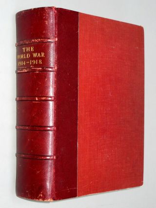 1st World War 1914 - 1918 (1934 - 5) Introduction By H.  G.  Wells Leather Bound Book