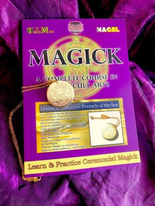 Magick: A Complete Course In Occultism Vol.  2 With Talisman Carl Nagel Spells