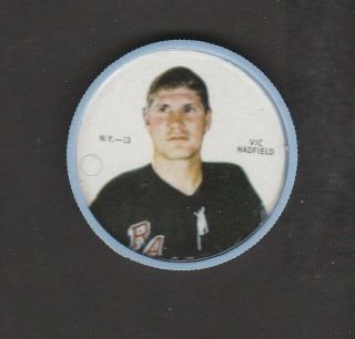 1968 - 69 Shirriff Hockey Coins Ny - 13 Vic Hadfield Sp 15085