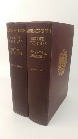 Marlborough His Life And Times By Winston S Churchill Complete 2 Volume Set