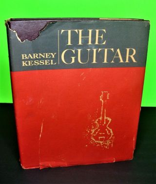 The Guitar By Barney Kessel 1967 Instructional Hb Dj Book Jazz Improvisation 1st