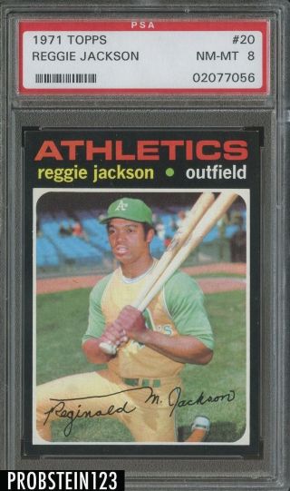 1971 Topps Setbreak 20 Reggie Jackson Oakland A 