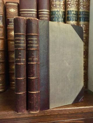 1828 Dictionary Of The English Language In 2v By Samuel Johnson