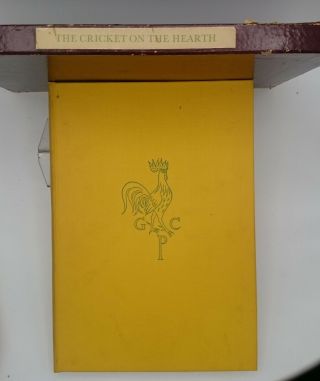 1933 Charles Dickens Limited Edition Cricket On The Hearth Christmas Fairy Tale