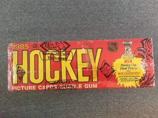 1984/85 OPC Hockey Card Box BBCE (Yzerman,  Gretzky,  Neely and more) 3
