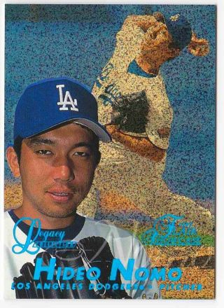 1997 Hideo Nomo Flair Showcase Legacy Row 0 /100 Japan Dodgers