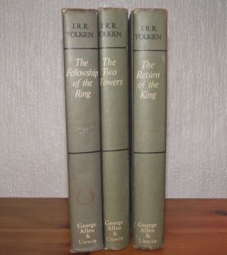 Lord Of The Rings Trilogy By J.  R.  R.  Tolkien In 3 Volumes 2nd Editions In VGC. 2