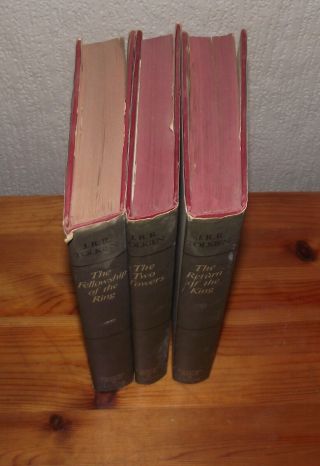 Lord Of The Rings Trilogy By J.  R.  R.  Tolkien In 3 Volumes 2nd Editions In VGC. 3